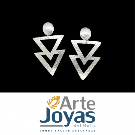 Aretes Triangulo doble invertido